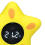 Baby Bath Water Temperature Gauge,Yellow Pentagram 7