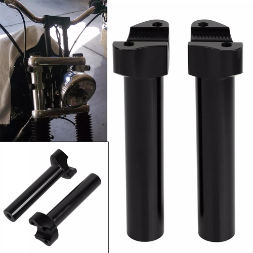 CNC 6.5Inch Tall Handlebar Risers for Most Dyna Mo 2