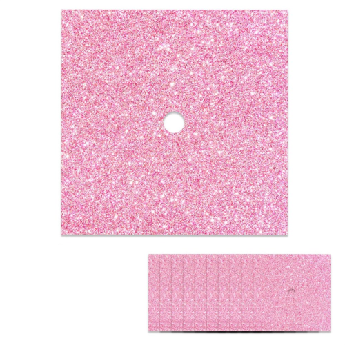 10 PCS Pink Glitter Cardstock Premium Construction
