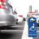 Handicap Parking Sign 3.5 X 8.5 Inch Hanger Permit 5
