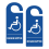 Handicap Parking Sign 3.5 X 8.5 Inch Hanger Permit 2