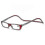 (Wine Red, 350) Folding Magnetic Reading Glasses With Snap Click Front, Neck Hanging Spectacles 1