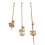 3PCS Violin Brass Repair Crack Debug Clamps, Luthi 3