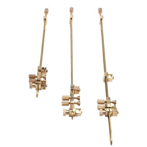 3PCS Violin Brass Repair Crack Debug Clamps, Luthi 2