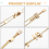 3PCS Violin Brass Repair Crack Debug Clamps, Luthi 9
