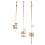 3PCS Violin Brass Repair Crack Debug Clamps, Luthi 1