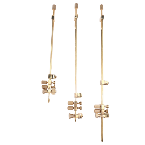 3PCS Violin Brass Repair Crack Debug Clamps, Luthi