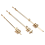 3PCS Violin Brass Repair Crack Debug Clamps, Luthi 11