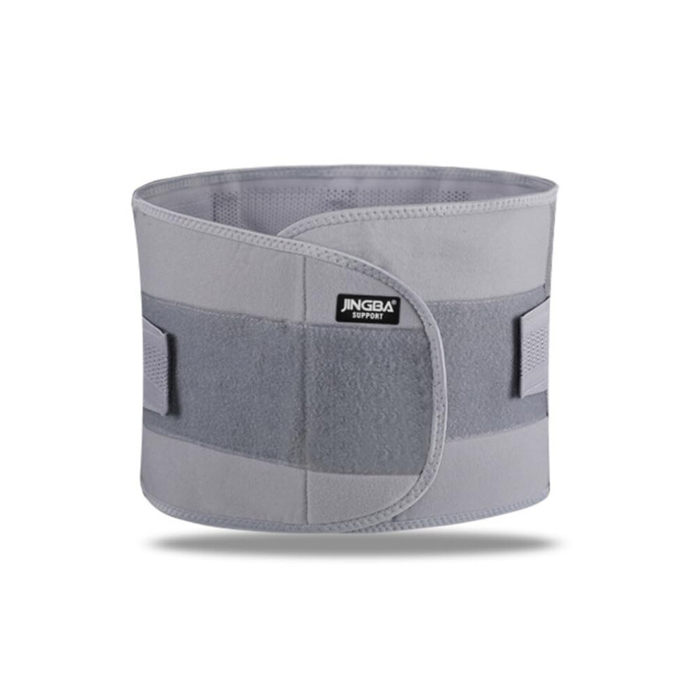 Gray Lumbar Back Support Unisex Waist Brace M For Herniated Disc Sciatica Scoliosis Lower Back Pain Relief
