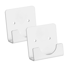 2 Piece Acrylic Bath Shower Curtain Pole Holder fo