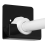 2 Piece Acrylic Bath Shower Curtain Pole Holder fo 3