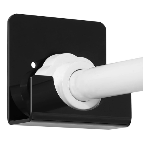 2 Piece Acrylic Bath Shower Curtain Pole Holder fo 2