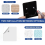 2 Piece Acrylic Bath Shower Curtain Pole Holder fo 9