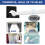 2 Piece Acrylic Bath Shower Curtain Pole Holder fo 8