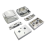 Chrome Tour Pack Pak Latches Kits for Touring Mod 8