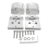 Chrome Tour Pack Pak Latches Kits for Touring Mod 2