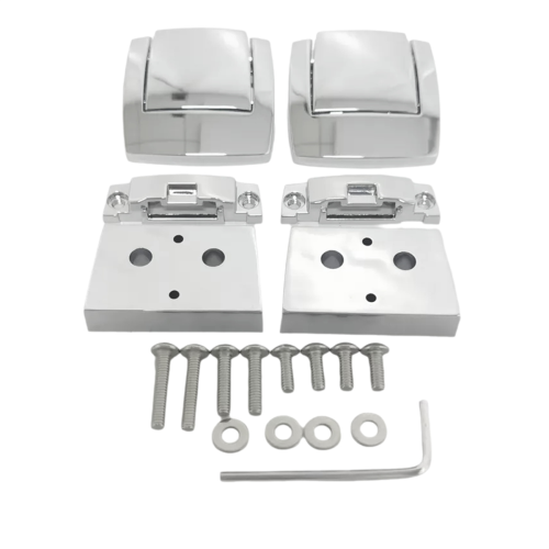Chrome Tour Pack Pak Latches Kits for Touring Mod 1
