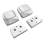 Chrome Tour Pack Pak Latches Kits for Touring Mod 9