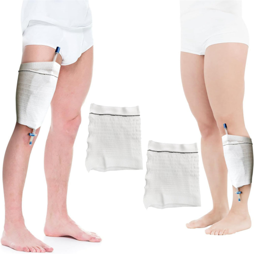 Catheter Leg Bag Holder 2 Count- Fabric Urine Slee 2