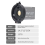 Mini Bowens Mount Adapter Ring to Bayonet for / F 4
