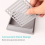 3PCS Sticky Note Stencil Template with Note, Holde 7