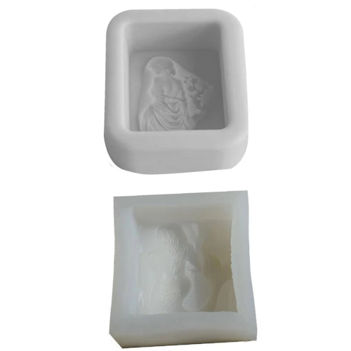 Girl Molds Silicone Soap Making Concrete Mould for 1