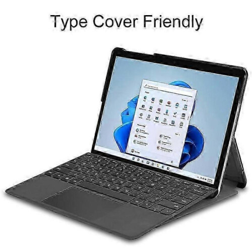 (DarkBlue) Compatible For Microsoft Surface Go 4 Case Foldable Pu Leather Stand Full Protection Cover 1