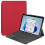 (Red) Compatible For Microsoft Surface Go 4 Case Foldable Pu Leather Stand Full Protection Cover 1