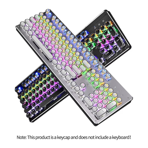 104Pcs/Set Universal Round Key Cap Keycaps for Che 2