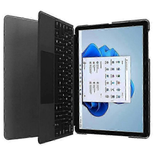 (PinkGold) Compatible For Microsoft Surface Go 4 Case Foldable Pu Leather Stand Full Protection Cover 2