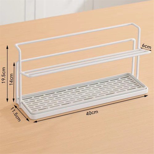 Bottle Drying Rack, Space-Saving Two-Tier Design f 2