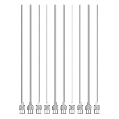 10 Pcs Blunt Tip Dispensing Needles 4 Inch, 12 Gau