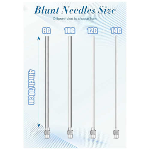 10 Pcs Blunt Tip Dispensing Needles 4 Inch, 12 Gau 2