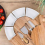 Meat Platter, Oak Cheese Board Set,with Knife and 6