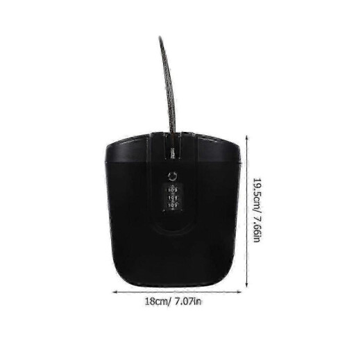 Portable Safe Lock Box Travel Safe Mini Beach Security Lock Box with Combination Lock Waterproof Key Lock Box Beach Safe 2