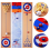 3 in 1 Table Shuffleboard Game Curling Bowling Top 3