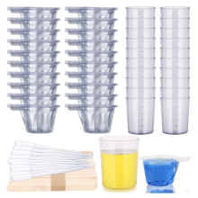 Epoxy Resin Tool Kit, 20Pack Plastic Graduated Cup