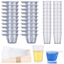 Epoxy Resin Tool Kit, 20Pack Plastic Graduated Cup
