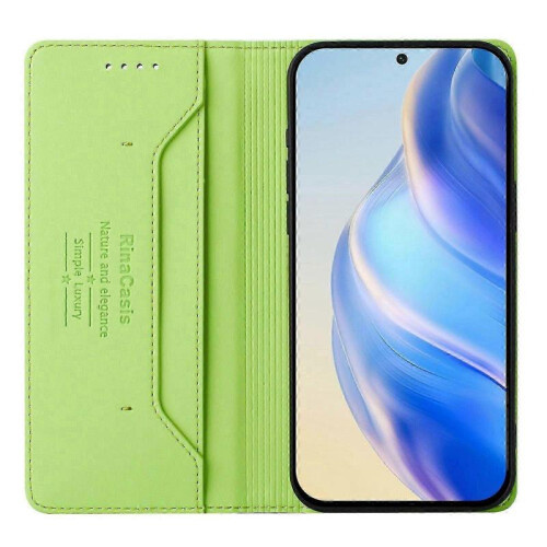 (Grass Green) Magnetic Leather Case For Oukitel C35 2