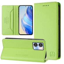 (Grass Green) Magnetic Leather Case For Oukitel C35