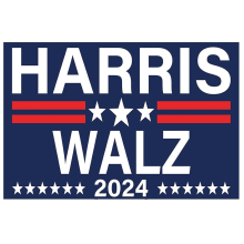 2024 Waltz Yard Sign Election for Democracy Kamala