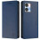 (Dark Blue) Magnetic Leather Case For Oukitel C35 2