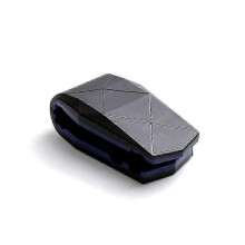 (Black Blue) Lazy Car Desktop Phone Holder Alligator Mouth Clip Holder