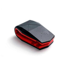(Black Red) Lazy Car Desktop Phone Holder Alligator Mouth Clip Holder