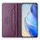 (Violet) Magnetic Leather Case For Oukitel C35 3