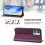 (Violet) Magnetic Leather Case For Oukitel C35 4