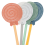 Candy Color Fly Swatter Thickened Plastic Durables 8
