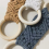 3PCS Macrame Kitchen Towel Holder Knit Hanging Rin 7