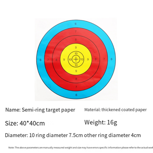 Archery Target Paper Bow and for Backyard Hunting, 2