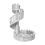 Dice Castle Tower Stairs for Desktop Ornaments Anc 1